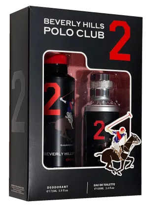 Beverly Hills Polo Club Homme Number 4 Sport EDT 100ML 2 Piece Set