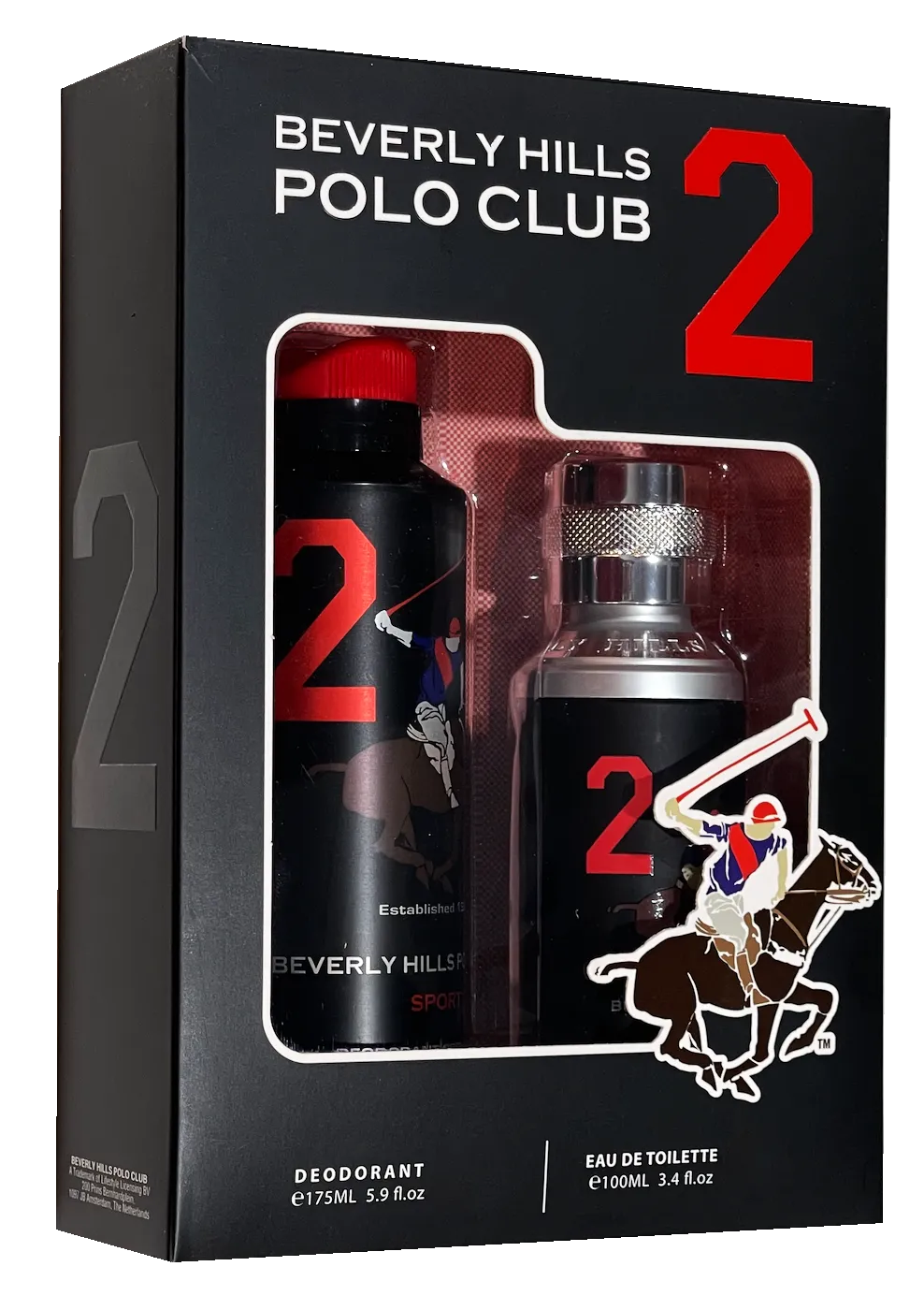Beverly Hills Polo Club Homme Number 4 Sport EDT 100ML 2 Piece Set
