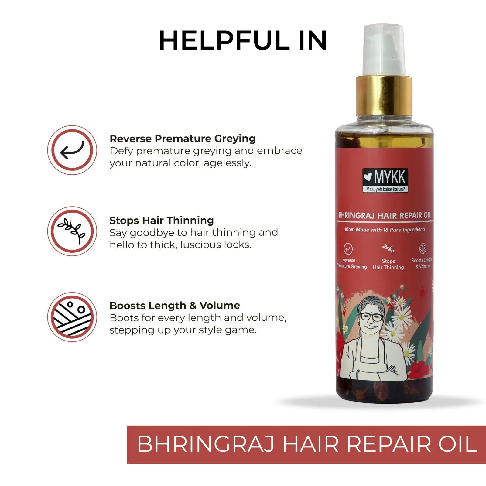 Bhringraj Hair Repair Oil - 200  ML