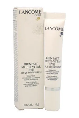 bienfait multi-vital eye spf 28 sunscreen high potency daily moisturizing eye tr by lancome