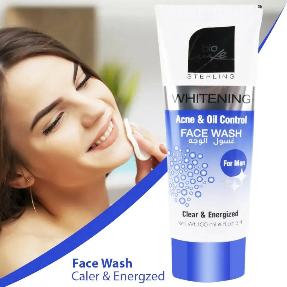 Bio Luxe Whitening Acne & Oil Control Face Wash - 100ml