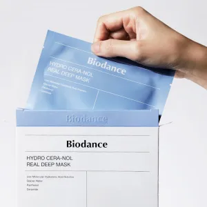 Biodance Hydro Cera-Nol Real Deep Mask Sheet x 4