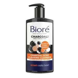 Biore Charcoal Acne Clearing Cleanser 6.77 oz