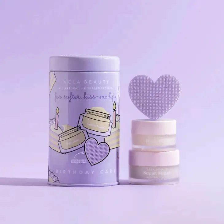 Birthday Cake Lip Care Set   Lip Scrubber
