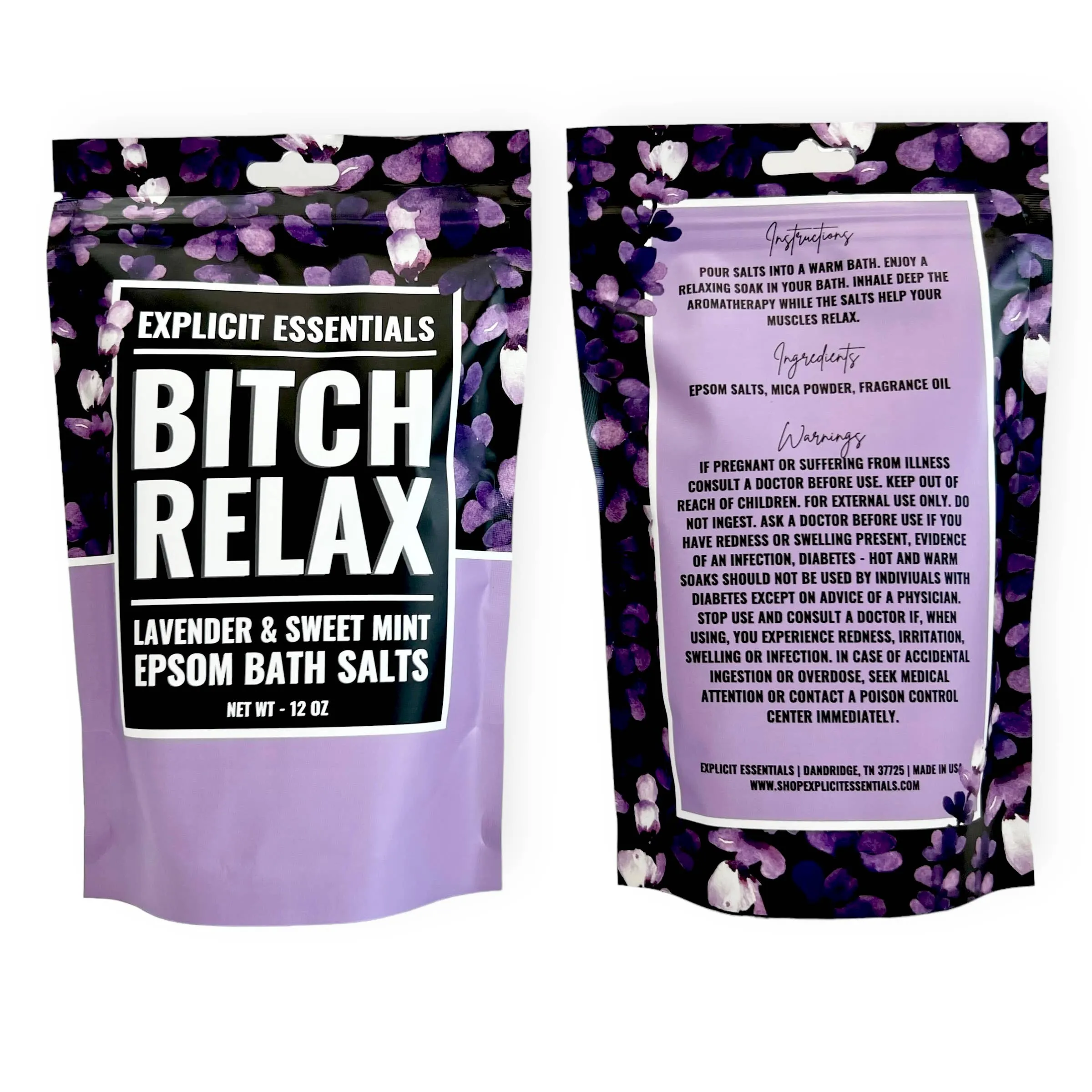 Bitch Relax Bath Salts 12oz