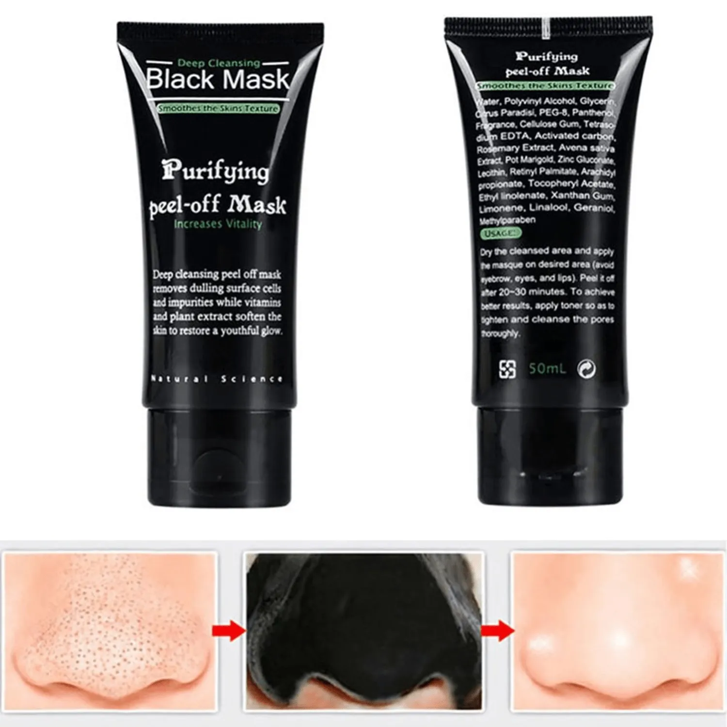 Blackhead Deep Cleansing Remove Facial Black Masks