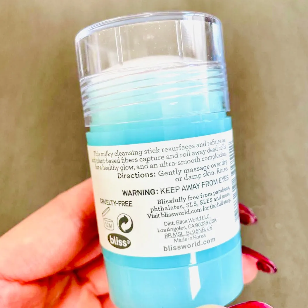 BLISS, Oh My Gommage! Gentle Polishing Cleansing Stick, Shipped Today