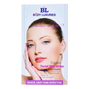 Body Luxuries Facial Wax Strips – Classic