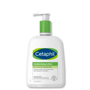 Body Moisturizer by CETAPHIL, Hydrating Moisturizing Lotion for All Skin Types, Suitable for Sensitive Skin, 16 oz, Fragrance Free, Hypoallergenic, Non-Comedogenic