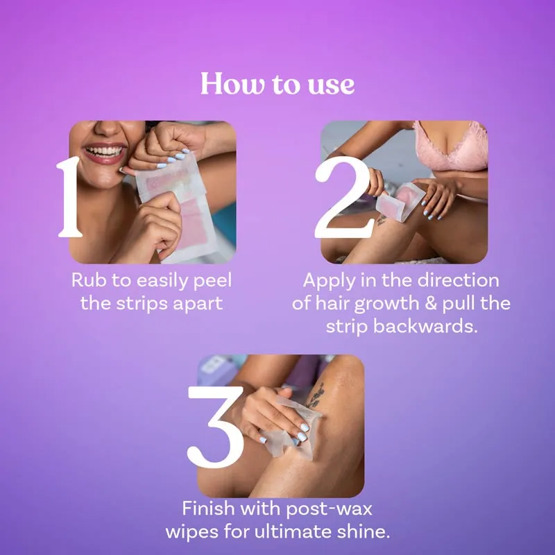 body wax strips | Shea-r smooth x 8