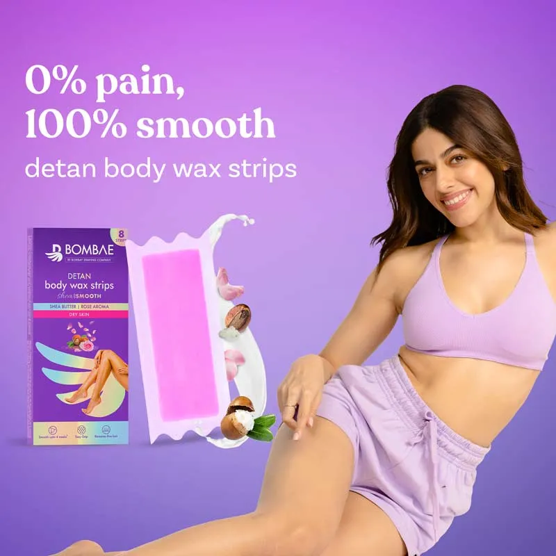 body wax strips | Shea-r smooth x 8