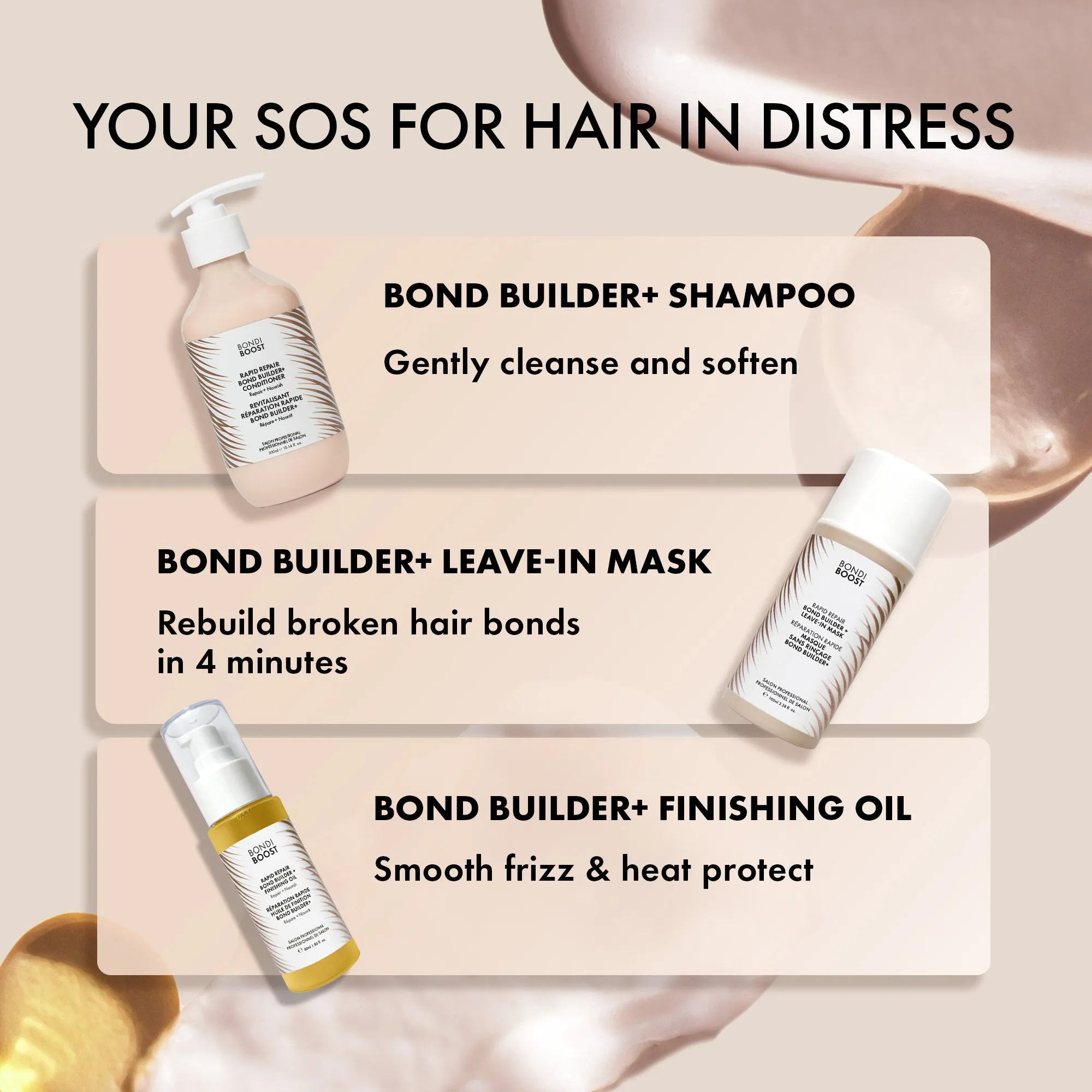 BOND BUILDER   LEAVE-IN MASK & FINISHING OIL