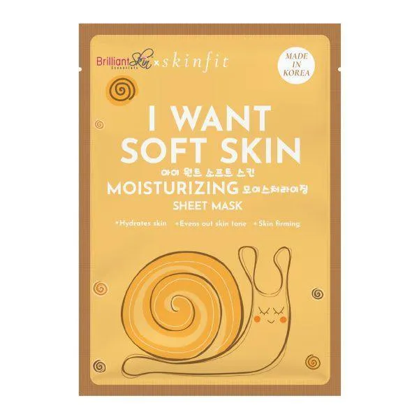 Brilliant I Want Soft Skin Moisturizing Sheet Mask