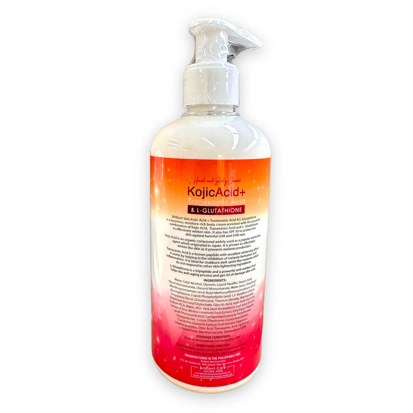 Brilliant Skin Kojic Acid Hand and Body Lotion