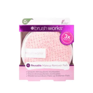 Brushworks HD Reusable Makeup Remover Pads (Pack of 3)
