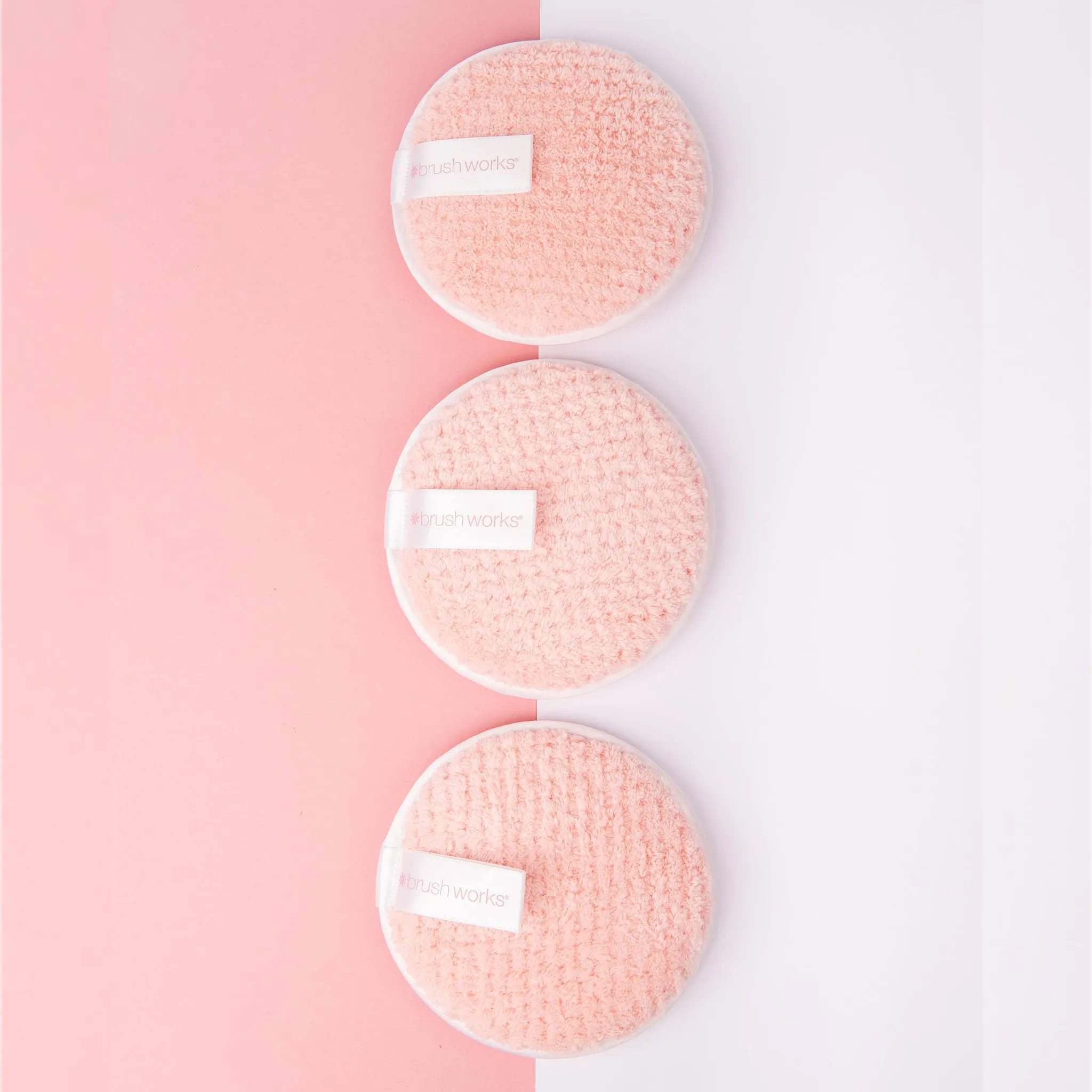 Brushworks HD Reusable Makeup Remover Pads (Pack of 3)