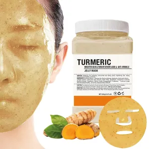 BUFF. BEAUTY Jelly Mask Peel-Off Face Mask, Bikini, Jelly Mask Underarms Area Peel Mask - Multiple Flavors - Home and Professional Size 23oz (Turmeric) Hydrafacial, mascarillas para la cara facial