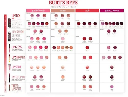 Burt's Bees 100% Natural Moisturizing Tinted Lip Oil, Showering Sunset - 1 Pen, 0.04 Fl Oz