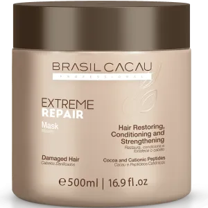 CADIVEU - Extreme Repair Mask 500g, Keratin-Enhanced, Sulfate-Free