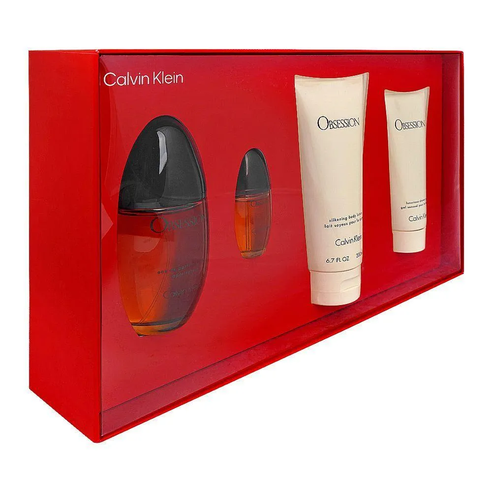 Calvin Klein - Obsession For Women EDP Gift Set 4 Pcs