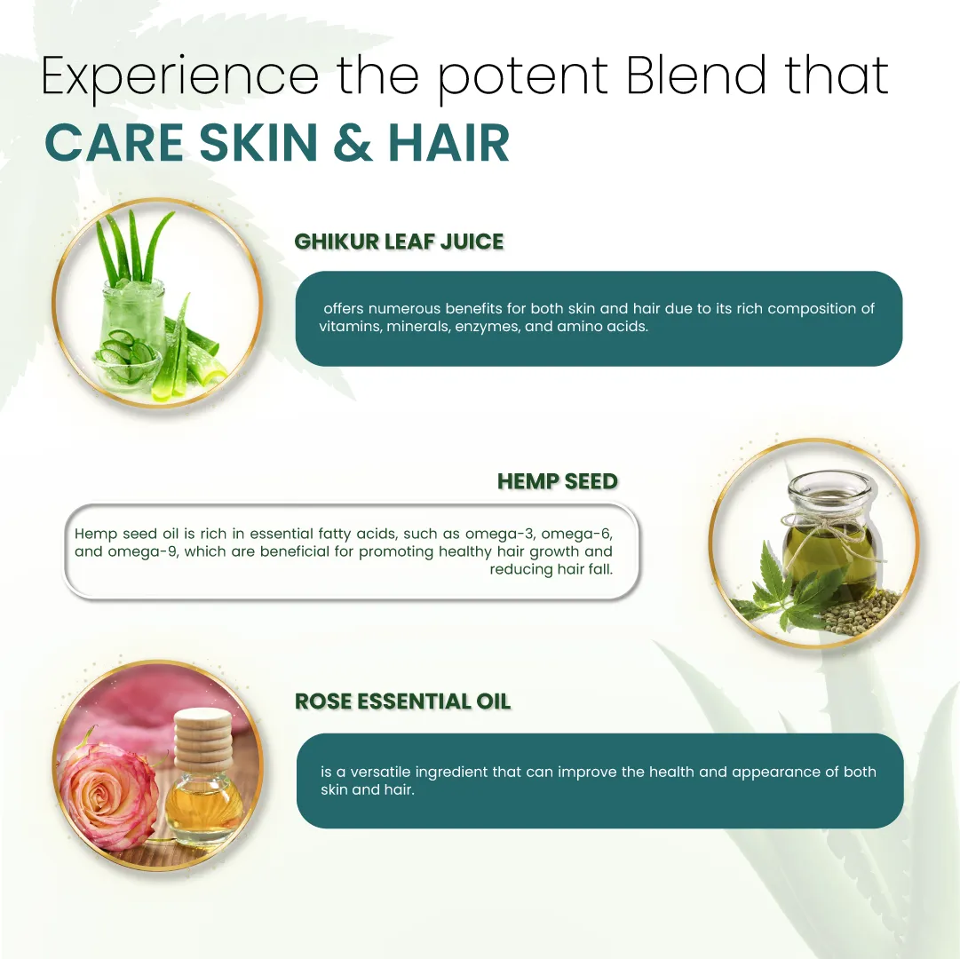 CANNARMA Hemp Aloe Vera Gel | Skin & Hair Gel - 100 grams