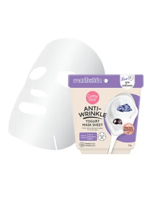 Cathy Doll Anti-Wrinkle Sheet Mask 25g With Yogurt (Thai)