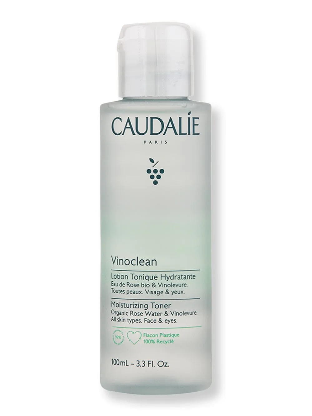 Caudalie Vinoclean Moisturizing Toner 3.4 oz 100 ml