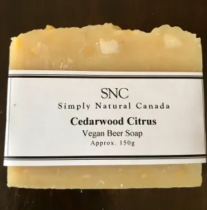Cedarwood Citrus Beer Soap