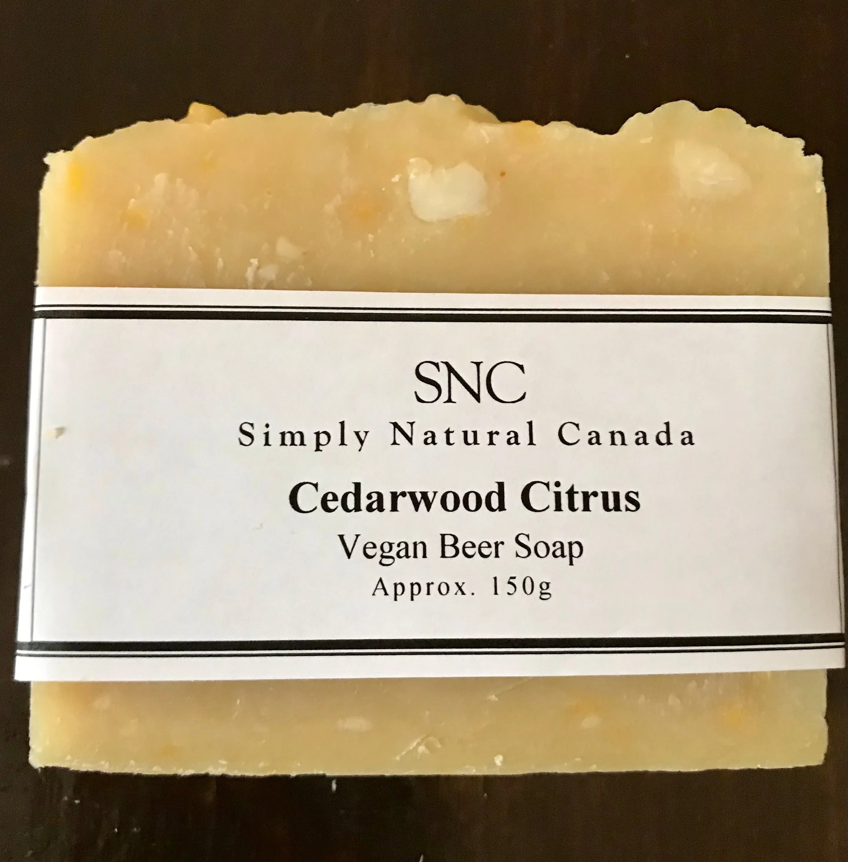 Cedarwood Citrus Beer Soap