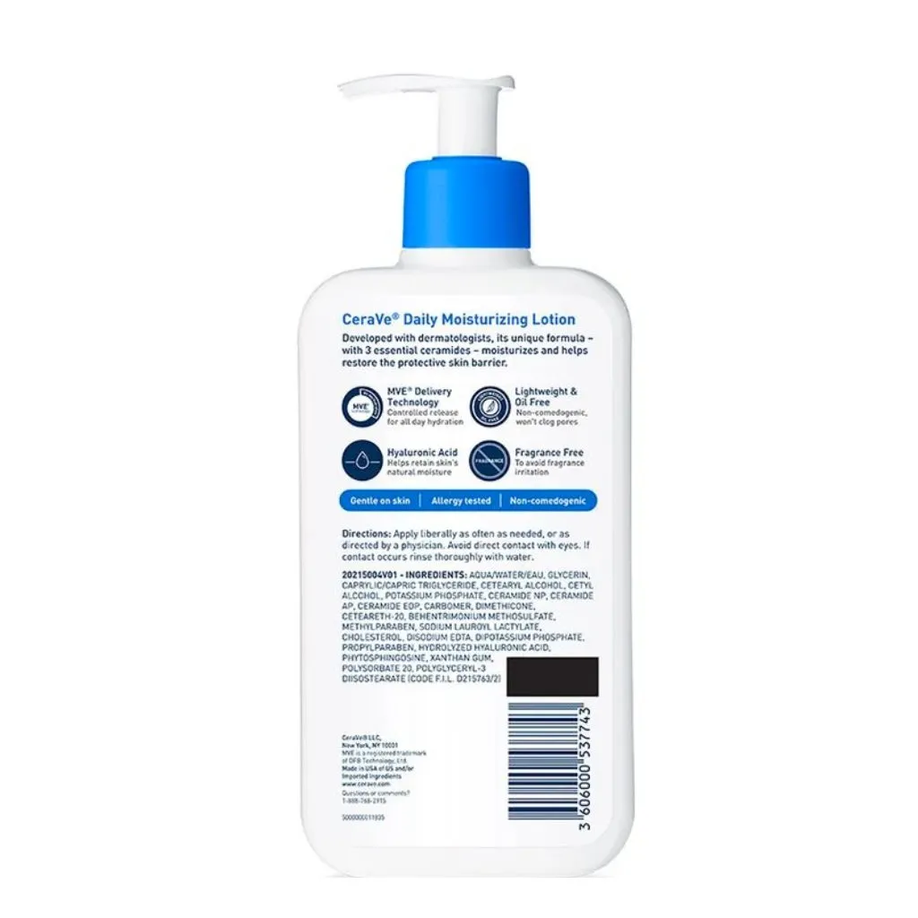 CeraVe Daily Moisturizing Lotion 12OZ(355mL)