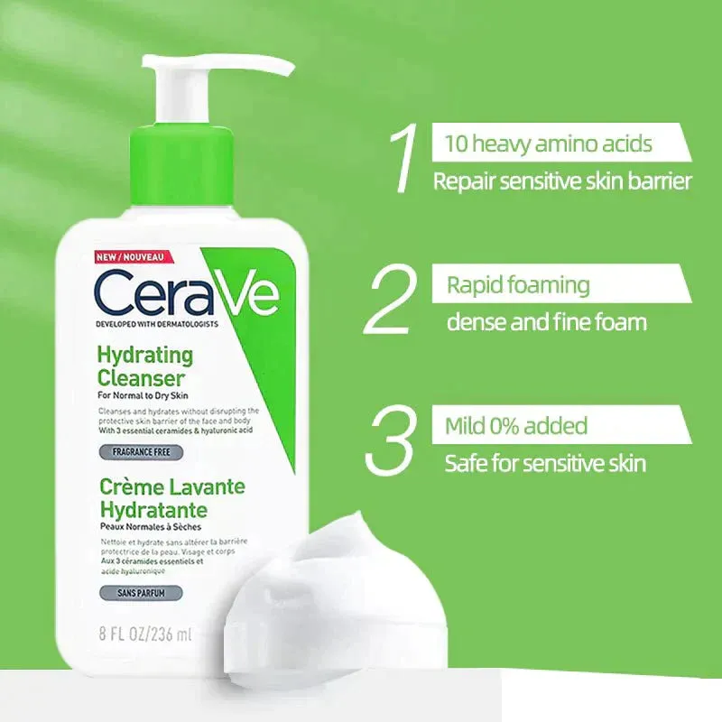 CeraVe hydrating cleanser for normal to dry skin