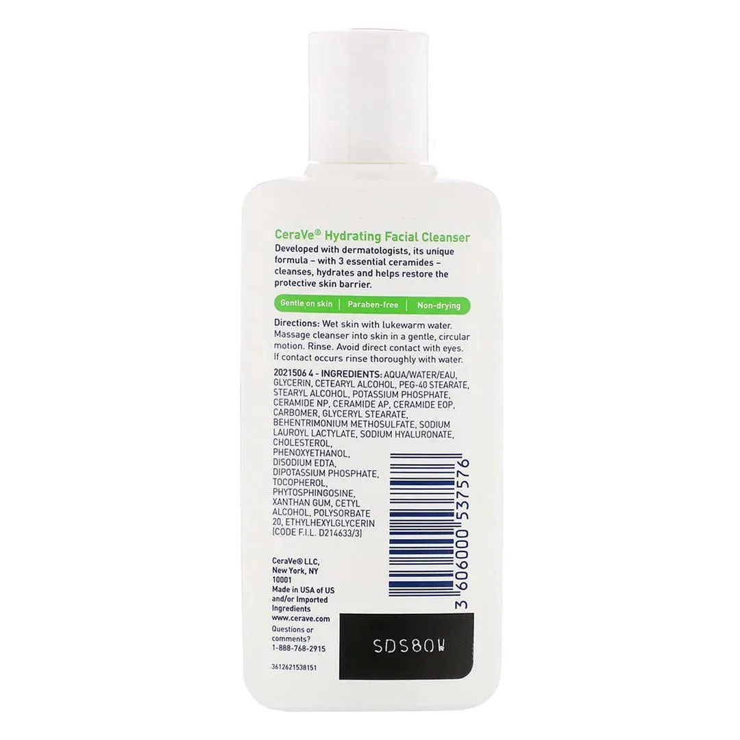CeraVe - Hydrating Facial Cleanser For Normal To Dry Skin - 87 ML