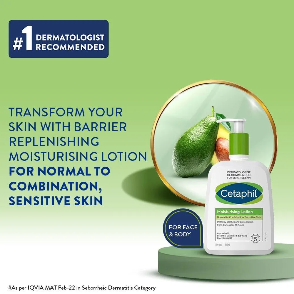 Cetaphil Moisturizing Lotion - Nourishing Care for Sensitive Skin (500ml)