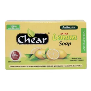 Chear Extra Lemon Antiseptic Face & Body Cleansing Soap x 6pcs