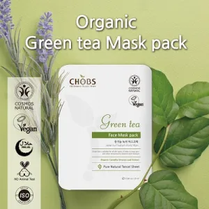 (CHOBS) 有機天絲面膜 - 綠茶 Organic Tencel Mask - Green Tea