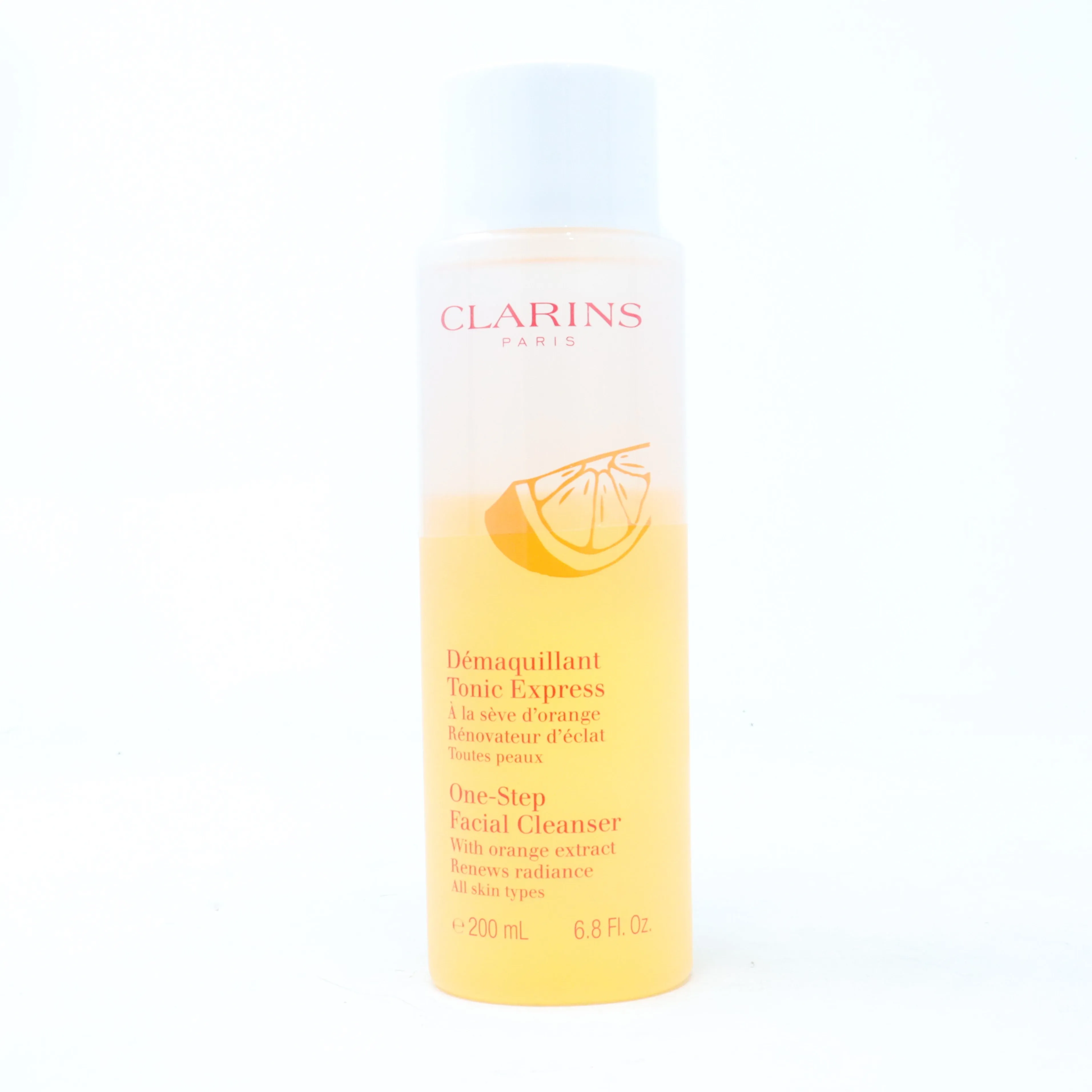 Clarins One-Step Facial Cleanser With Orange Extract  6.8oz/200ml New