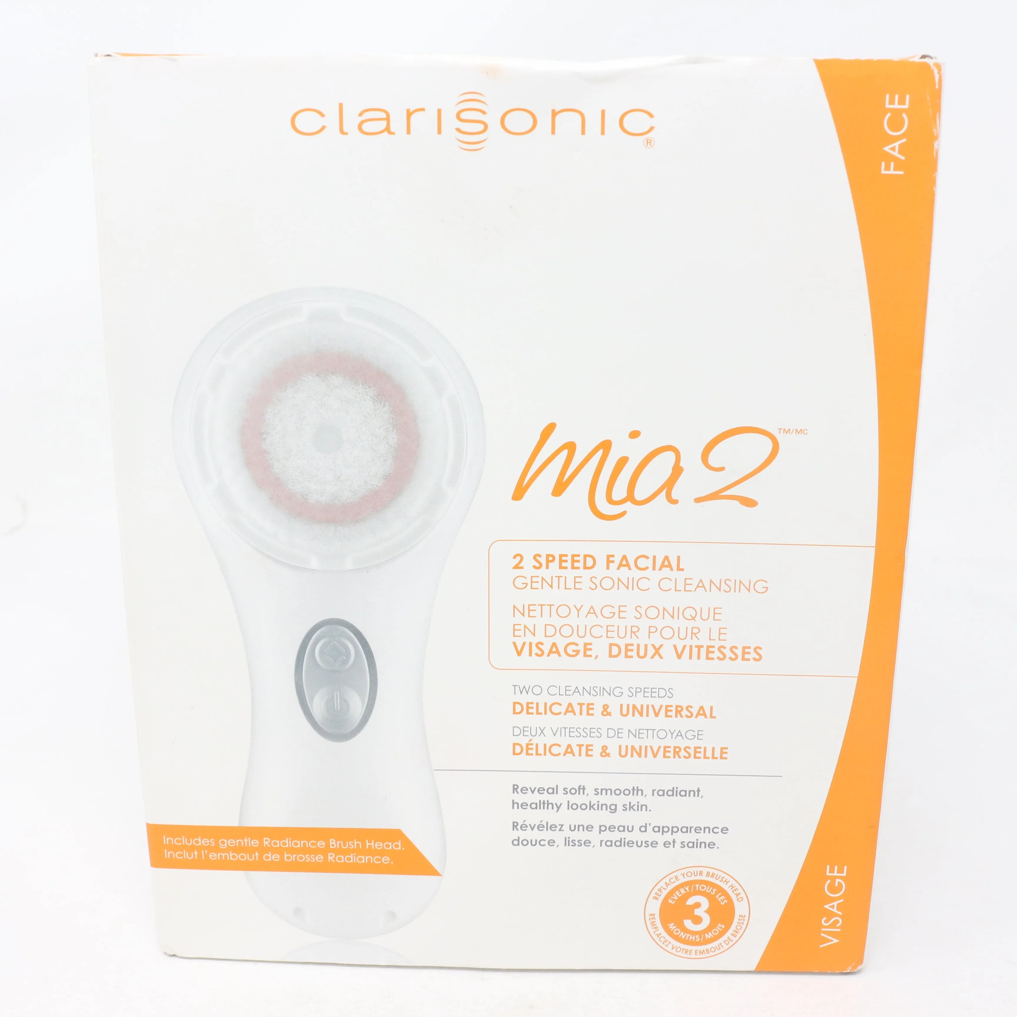 Clarisonic Mia 2 Speed Facial Gentle Sonic Cleansing  / New With Box