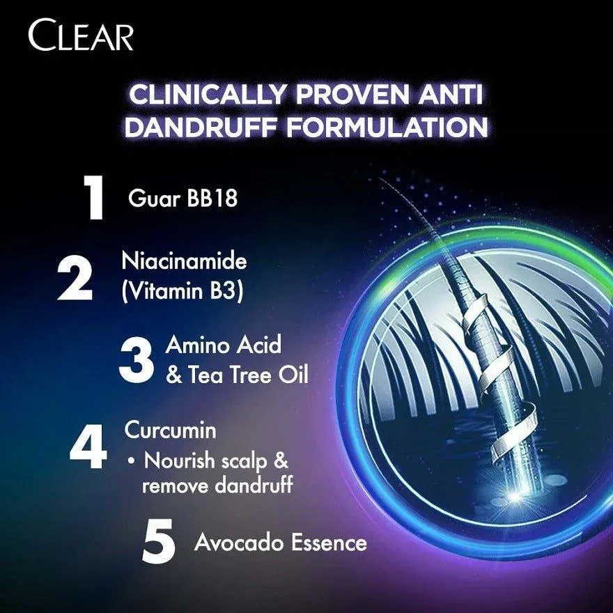 Clear Anti-DanDruff Scalp Care Shampoo Anti-Hairfall - 325 ml