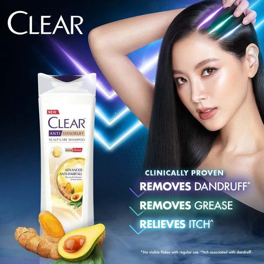 Clear Anti-DanDruff Scalp Care Shampoo Anti-Hairfall - 325 ml