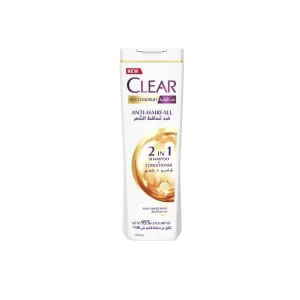 Clear Anti-Hair Fall & Anti-Dandruff Shampoo White 400ml