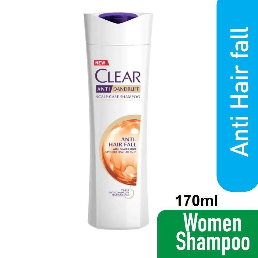Clear Women Shampoo Anti Dandruff , Anti Hair Fall 170ml