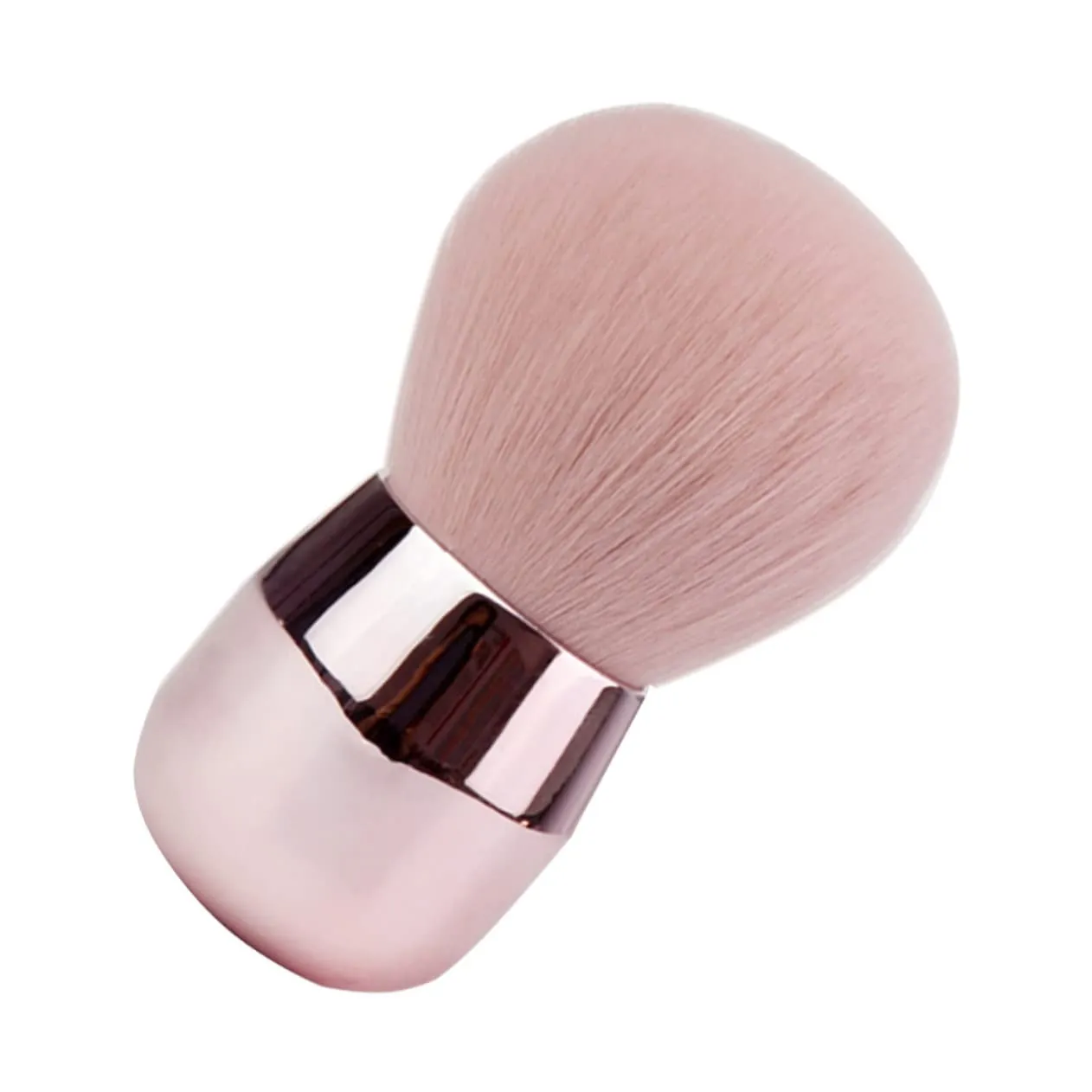 CLISPEED 1pc Cosmetic Brush for Loose Powder Blusher Application Handle Mushroom Design Soft Synthetic Fibers for Even Makeup Finish for Home Professional Use Random Style