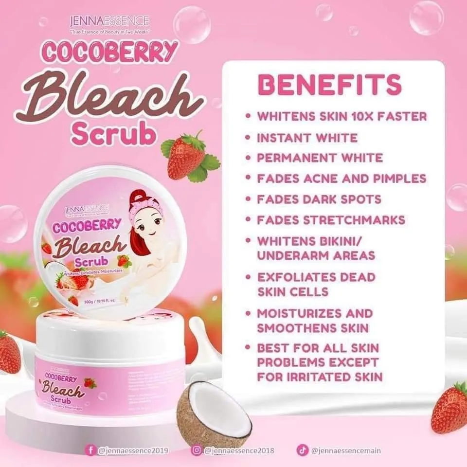 COCOBERRY Bleach Scrub by Jenna Essence - 300g