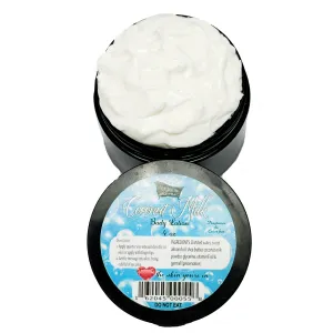 Coconut Milk Fragrance Free Organic Moisturizing Body Lotion Shea Butter 4 oz