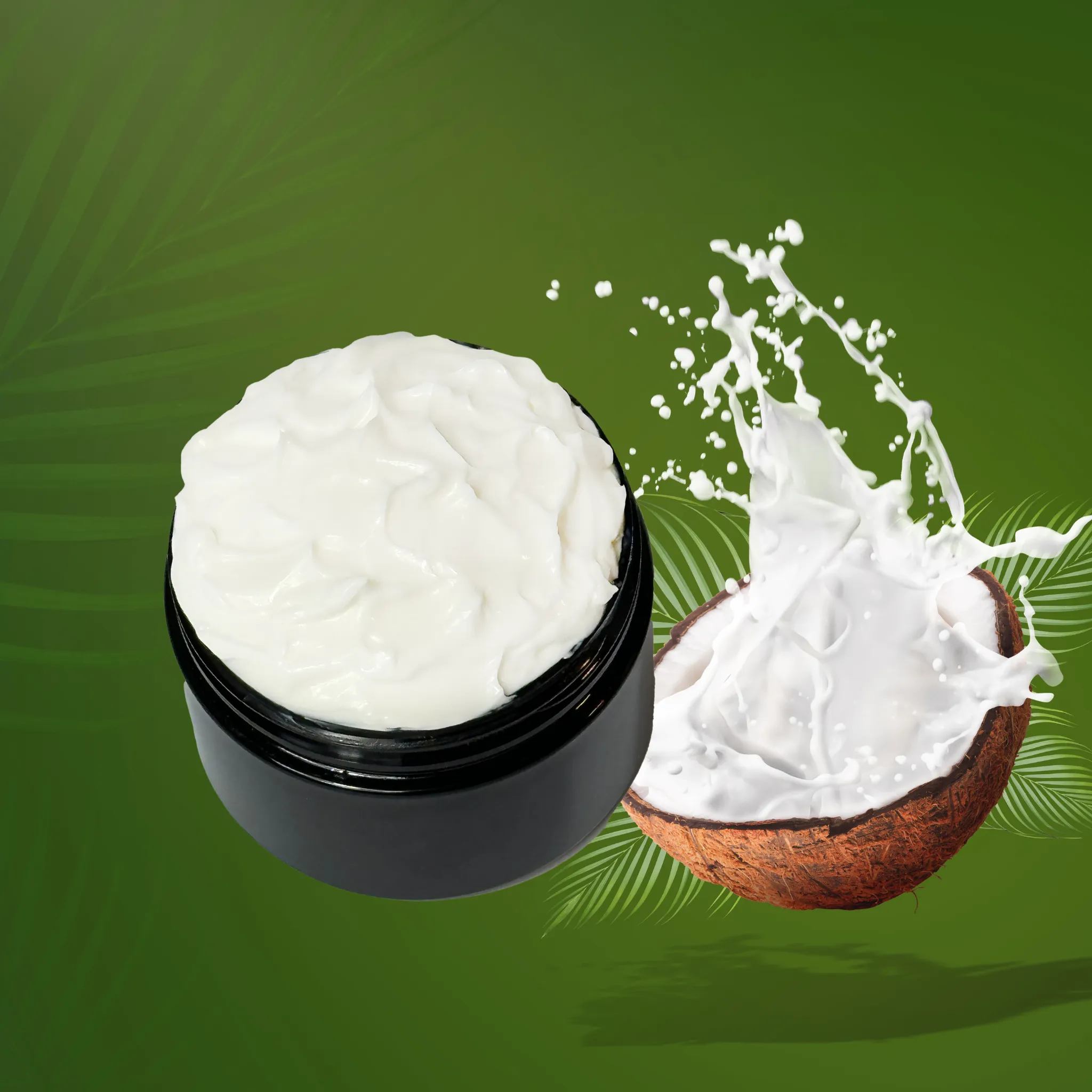 Coconut Milk Fragrance Free Organic Moisturizing Body Lotion Shea Butter 4 oz