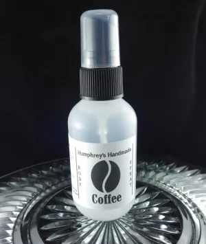COFFEE Unisex Body Spray | Coffee Bean Scent | 2 oz