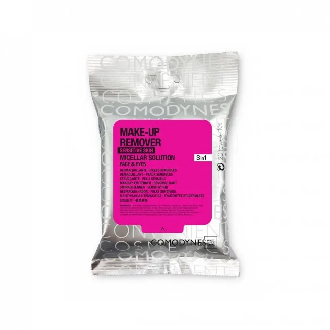 Comodynes Make-Up Remover Wipes Sensitive Skin x20