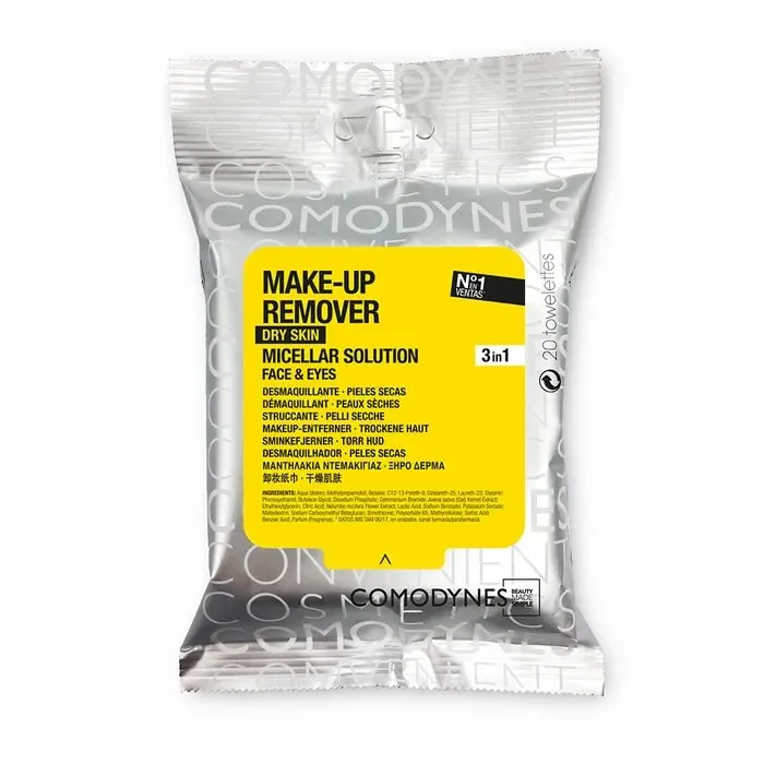 Comodynes Micellar Solution makeup remover wipes 20pcs