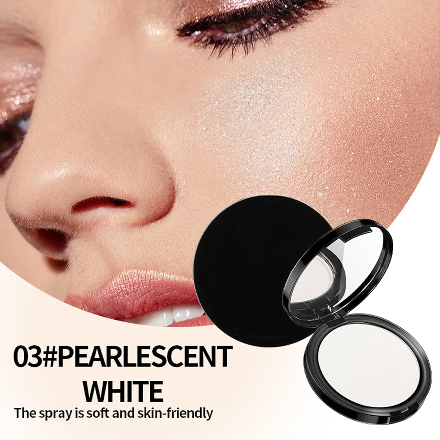 Control Concealer Setting Powder - Lightweight, Breathable, Long-Lasting Makeup,Matte Smooth Flawless Setting Powder Makeup,03