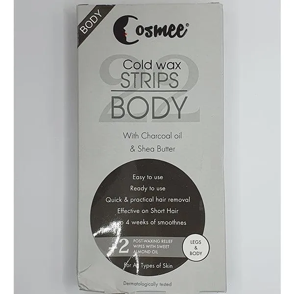 COSMEE COLD STRIPS CHARCOAL BODY LEGS&BODY